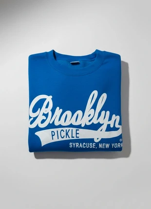 Felpa Brooklyn New York – crewneck USA azzurra – unisex S, brand: Vintage Dressing, condizioni: Ottime, taglia: S, €17.90, €19.50 include la Protezione acquisti