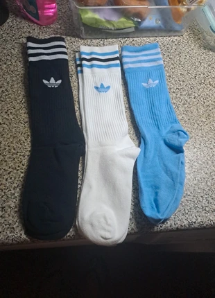 Conjunto 3 pares meias adidas para desporto, marca: adidas, estado: Muito bom, tamanho: M | 39-42, €12.00, €13.30 inclui Proteção do Comprador