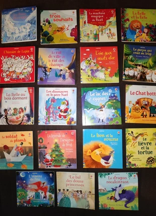 Lot 19 mini livres Usborne, staat: Nieuw zonder prijskaartje, € 16,00, € 17,50 inclusief Kopersbescherming