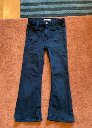 Pantalon bleu évasé - Mango - taille 6 ans, marque: Mango, état: Très bon état, taille: 6 ans / 116 cm, 3,00 €, 3,85 € Protection acheteurs incluse