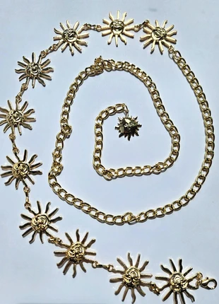 Ceinture soleil chaîne métal dorée, brand: sans marque, condizioni: Nuovo con cartellino, taglia: Regolabile, €9.90, €11.10 include la Protezione acquisti Pro