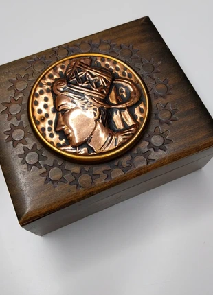 Vintage Jewellery Box Portrait of Lady Romantic Bohemian Handmade Box Whimsy Aesthetic, marke: Vintage Love, zustand: Sehr gut, 16,95 €, 18,50 € inklusive Vinted-Käuferschutz