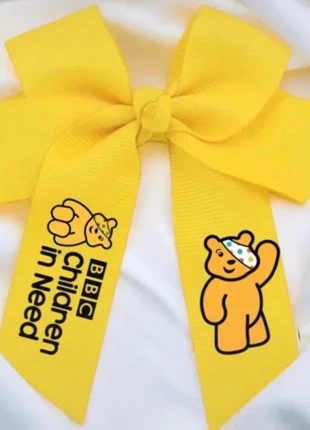 Pudsey Bear/Children In Need Hair Bow Clip, condition: Very good, £2.00, £2.46 includes Buyer Protection