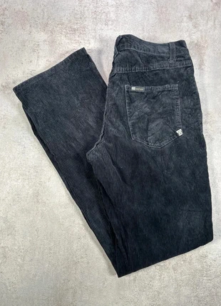 Pantalon Vintage En Velours Côtelé / Corduroy Just Usa bleu nuit texture fine taille 9, marca: Vintage Dressing, estado: Muito bom, tamanho: M / 38 / 10, €14.00, €15.40 inclui Proteção do Comprador Pro