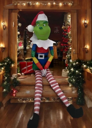 Lutin farceur the grinch en pyjama arc en ciel, merk: The Grinch, staat: Heel goed, maat: Universeel, € 10,99, € 12,24 inclusief Kopersbescherming