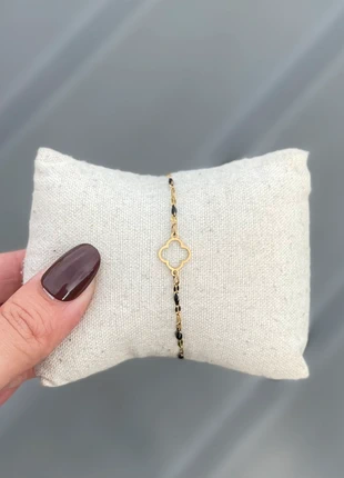 Bracelet acier inoxydable noir et doré, brand: ElyGold, condition: Very good, €9.00, €10.15 includes Buyer Protection Pro