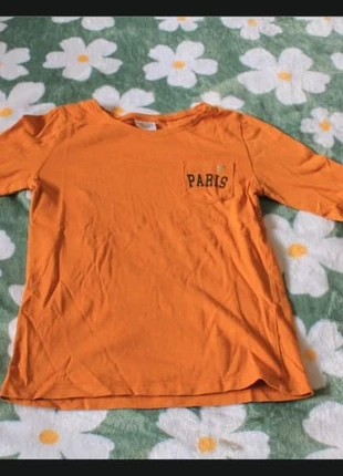 Tee-shirt à manches longues moutarde – Tape à l’Œil – Taille 8 ans - Ref 034, merk: TAO, staat: Heel goed, maat: 8 jaar / 128 cm, € 1,80, € 2,59 inclusief Kopersbescherming Pro