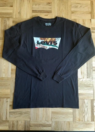 T-shirt à manches longues noir Levi's Californie taille M, merk: Levi's, staat: Heel goed, maat: M, € 10,00, € 11,20 inclusief Kopersbescherming