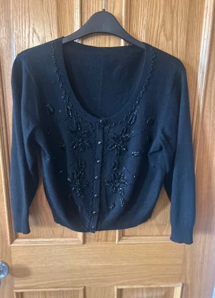 Black cardigan, brand: Sample, condition: Very good, size: M / UK 12-14, £5.00, £5.95 includes Buyer Protection