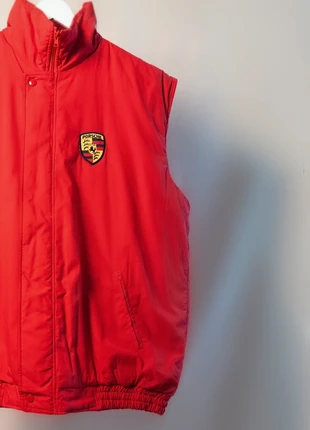 Gilet vintage style racing rouge – sans manches – taille L/XL, estado: Bom, tamanho: XL, €16.00, €17.50 inclui Proteção do Comprador