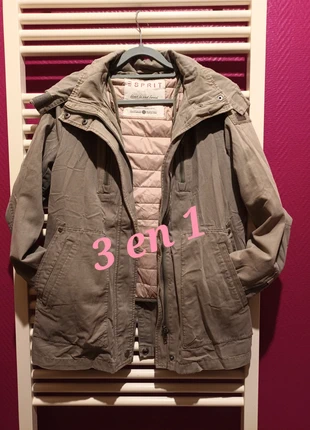 Parka 3 en 1, marca: Esprit, estado: Muy bueno, tamaño: S / 36 / 8, 15,00 €, 16,45 € Protección al comprador incluida
