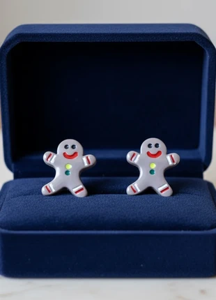 Boucles d’oreilles pain d’épice 🎄 acier inoxydable – spécial Noël, brand: Noël, condition: New without tags, €6.00, €7.00 includes Buyer Protection