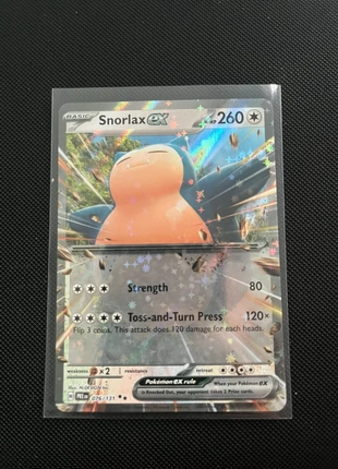 Snorlax ex | PRE 076/131, merk: Pokémon, staat: Goed, € 1,50, € 2,28 inclusief Kopersbescherming