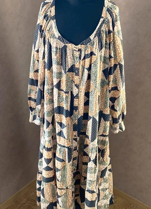 Robe longue Patchwork Graphique Sézane T44 – Élégance Bohème, marque: Sézane, état: Neuf sans étiquette, taille: XXL / 44 / 16, 105,00 €, 110,95 € Protection acheteurs incluse