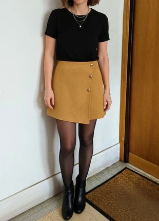 Gonna scamosciata con bottoni #jupe #falda #femme #mujer, marque: Shein, état: Très bon état, taille: S / 36 / 8, 7,00 €, 8,05 € Protection acheteurs incluse