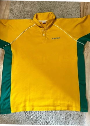 Polo Australie jaune vert rugby vintage taille XXL, merk: Vintage Dressing, staat: Heel goed, maat: XXL, € 27,99, € 30,09 inclusief Kopersbescherming
