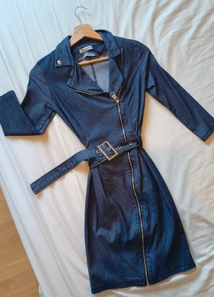 Robe avec ceinture, état: Neuf sans étiquette, taille: XS / 34 / 6, 5,00 €, 5,95 € Protection acheteurs incluse