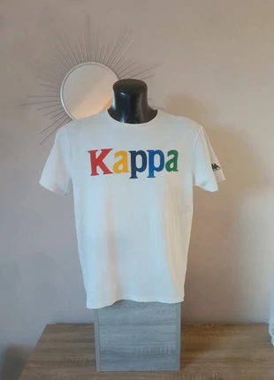 Tee-shirt Kappa lettres feutrines multicolores t. XL, merk: Kappa, staat: Heel goed, maat: XL, € 10,00, € 11,20 inclusief Kopersbescherming Pro
