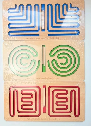 3 Planches pré écriture Montessori matériel pédagogique vert bleu rouge, marke: Montessori, zustand: Neu, mit Etikett, größe: 4 Jahre / 104, 21,90 €, 23,70 € beinhaltet Vinted-Käuferschutz Pro