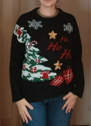 Pull de Noël, marque: Kiabi, état: Très bon état, taille: M / 38 / 10, 4,00 €, 4,90 € Protection acheteurs incluse