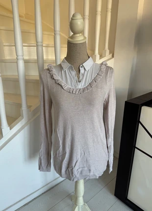 Pull Naf Naf beige et crème, marque: Naf Naf, état: Très bon état, taille: M / 38 / 10, 8,00 €, 9,10 € Protection acheteurs incluse