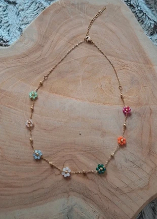 Collier fleurs doré en acier inoxydable, brand: Tendance, condizioni: Ottime, €5.00, €5.95 include la Protezione acquisti