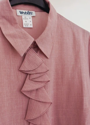 Jolie chemise vintage rose Anne Weyburn taille 42, marke: Anne Weyburn, zustand: Sehr gut, größe: XL / 42 / 14, 14,00 €, 15,40 € beinhaltet Vinted-Käuferschutz Pro