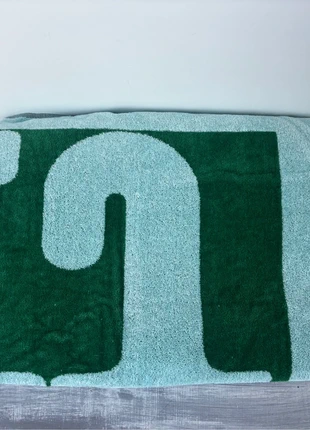 Vintage serviette de bain neuve motifs graphiques bleu et vert, marke: Vintage, zustand: Neu, 13,00 €, 14,35 € inklusive Vinted-Käuferschutz