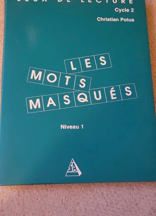 Les mots masqués niveau 1 complet, estado: Bom, €12.00, €13.30 inclui Proteção do Comprador