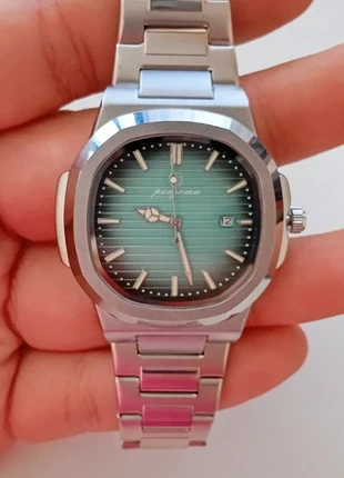 Reloj nautilu Azul Degradado acero, marque: Quartz, état: Neuf sans étiquette, taille: 39–42 mm, 10,00 €, 11,20 € Protection acheteurs incluse