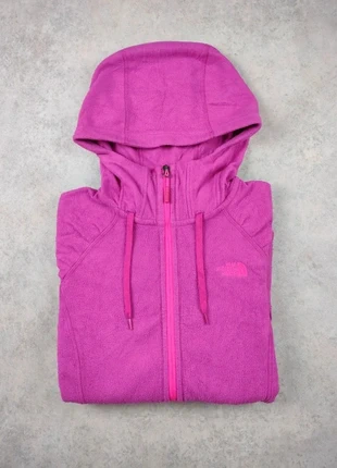 Veste polaire légère à capuche full zip logo brodé The North Face femme - M - rose, brand: The North Face, condition: Very good, size: M / 38 / 10, €30.00, €32.20 includes Buyer Protection