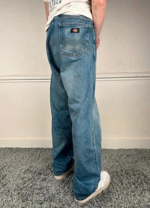 Pantalon en Jeans pour Homme Dickies W38 L32 Bleu Clair Workwear Baggy Large Wide Y2k Box 13, marca: Dickies, estado: Muito bom, tamanho: PT 48 | W38, €10.00, €11.20 inclui Proteção do Comprador Pro