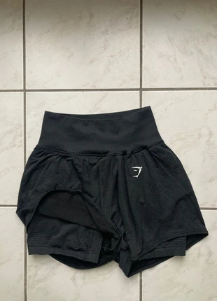 Jupe short vital seamless Gymshark taille M couleur noir, marque: Gymshark, état: Très bon état, taille: M / 38 / 10, 20,00 €, 21,70 € Protection acheteurs (Pro) incluse