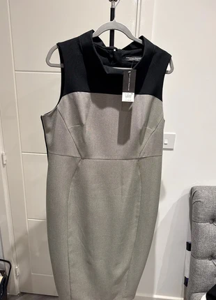 Dorothy Perkins smart black and grey cowl style next midi dress size 18 - New with tags, brand: Dorothy Perkins, condition: New with tags, size: XXXL / 18, £5.00, £5.95 includes Buyer Protection