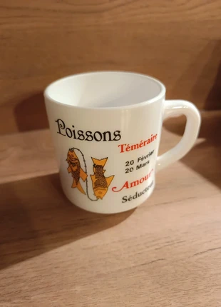 Mug Arcopal "Poissons", brand: Arcopal, condition: Good, €4.00, €4.90 includes Buyer Protection