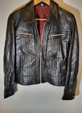 Black leatherette jacket, état: Très bon état, taille: L / 40 / 12, 8,00 €, 9,10 € Protection acheteurs incluse