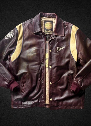 Vintage Redskins Leather Varsity Jacket Made in France, marca: Redskins, estado: Muy bueno, tamaño: L, 120,00 €, 126,70 € Protección al comprador incluida