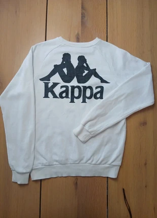 Sweatshirt vintage kappa blanc logo dos taille S, brand: Kappa, condizioni: Buone, taglia: S / IT 40 / EU 36, €14.00, €15.40 include la Protezione acquisti