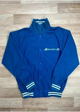 Jacket veste style américain varsity kelin sportswear sea world bleu pour homme taille M, brand: Varsity, condizioni: Ottime, taglia: M, €12.00, €13.30 include la Protezione acquisti