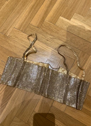 Top strass dorado, marque: Strass, état: Neuf sans étiquette, taille: S / 36 / 8, 9,00 €, 10,15 € Protection acheteurs incluse