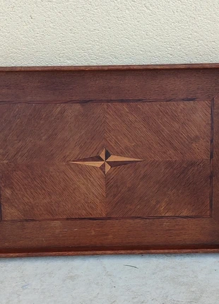 Plateau en bois avec marqueterie, marque: Vintage Chic, état: Bon état, 30,00 €, 32,20 € Protection acheteurs incluse