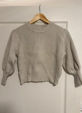 Mango Pull Court Mailles Épaisses Manches Ballon - T. XS, marca: Mango, estado: Muy bueno, tamaño: XS / 34 / 6, 6,00 €, 7,00 € Protección al comprador incluida