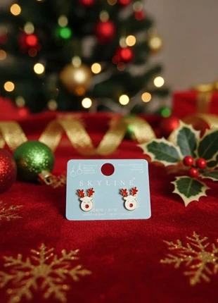 Skyline Steel Reindeer Earrings - Ideal Xmas Present!, marque: Skyline, état: Très bon état, 4,90 €, 5,85 € Protection acheteurs incluse