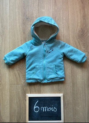 Veste doublée fourrure motif Skateboard - Orchestra - 6 mois, marque: Orchestra, état: Très bon état, taille: 6-9 mois / 68 cm, 4,50 €, 5,43 € Protection acheteurs incluse