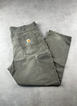 Pantalon carhartt cargo workwear baggy gris vintage - Taille 40x30, marca: Carhartt, estado: Muito bom, tamanho: PT 50 | W40, €25.00, €26.95 inclui Proteção do Comprador Pro