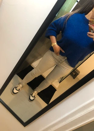 Pull doux hiver femme bleu pétard pull-over sweet haut manche longue, brand: Zielony Kot, condizioni: Nuovo senza cartellino, taglia: L / IT 44 / EU 40, €18.50, €20.13 include la Protezione acquisti