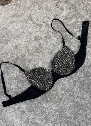 Soutien-gorge pics argenté taille M, brand: y2k, condition: Very good, size: M, €29.90, €32.10 includes Buyer Protection Pro