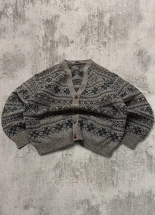 Vintage Knitted Baggy Cardigan Genfins 90’s Old Money Y2k, brand: Vintage Dressing, condizioni: Ottime, taglia: XL, €17.00, €18.55 include la Protezione acquisti