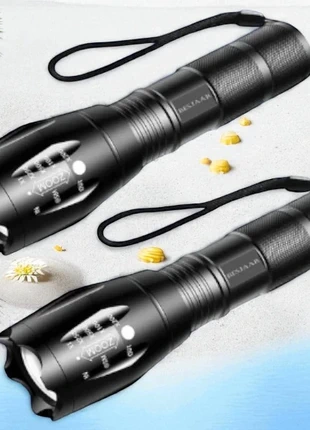 Besjaar Militaire LED Zaklamp – 2 Stuks – 2000 Lumen – IP65 – Zwart, merk: besjaar, staat: Nieuw met prijskaartje, € 19,99, € 21,69 inclusief Kopersbescherming Pro