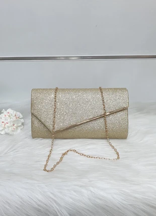 Pochette soirée mariage dorée femmes, état: Très bon état, 13,95 €, 15,35 € Protection acheteurs (Pro) incluse